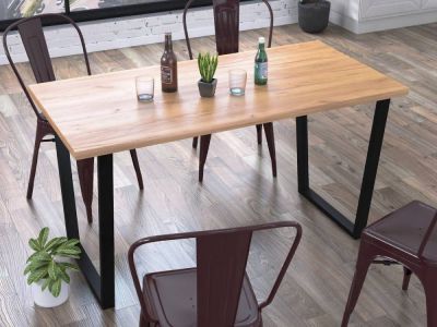 Стіл обідній металевий Трапеція Loft Design