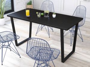Стол обеденный металлический Трапеция Loft Design