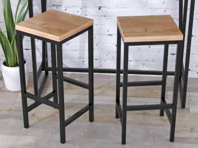 Стул барный металлический BS-1 Loft Desing