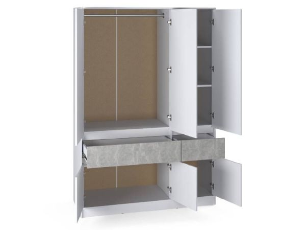 Шафа шестидверна з шухлядами Стайл 1400 Еверест