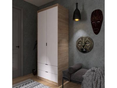 Шкаф двухдверный с ящиками Сити 800 Эверест