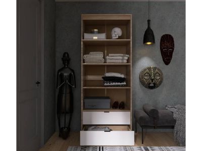 Шкаф двухдверный с ящиками Сити 800 Эверест