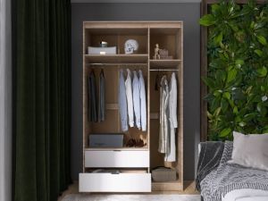 Шкаф трехдверный с ящиками Сити 1200 Эверест 2