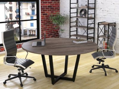 Стіл круглий для переговорів D-1600 Loft Design