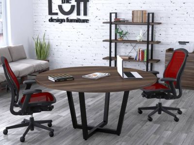 Стіл круглий для переговорів D-1600 Loft Design