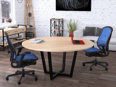 Стіл круглий для переговорів D-1600 Loft Design