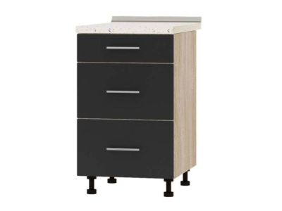 Тумба кухонна нижня з шухлядами Н87-500 Оптима Еверест Тумба кухонна нижня з шухлядами Н87-500 Оптима Еверест