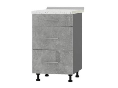 Тумба кухонна нижня з шухлядами Н87-500 Оптима Еверест Тумба кухонна нижня з шухлядами Н87-500 Оптима Еверест