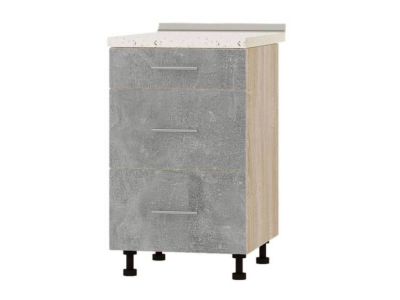 Тумба кухонна нижня з шухлядами Н87-500 Оптима Еверест Тумба кухонна нижня з шухлядами Н87-500 Оптима Еверест