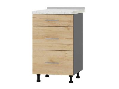 Тумба кухонна нижня з шухлядами Н87-500 Оптима Еверест Тумба кухонна нижня з шухлядами Н87-500 Оптима Еверест