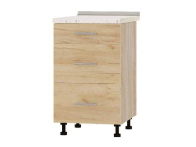 Тумба кухонна нижня з шухлядами Н87-500 Оптима Еверест Тумба кухонна нижня з шухлядами Н87-500 Оптима Еверест