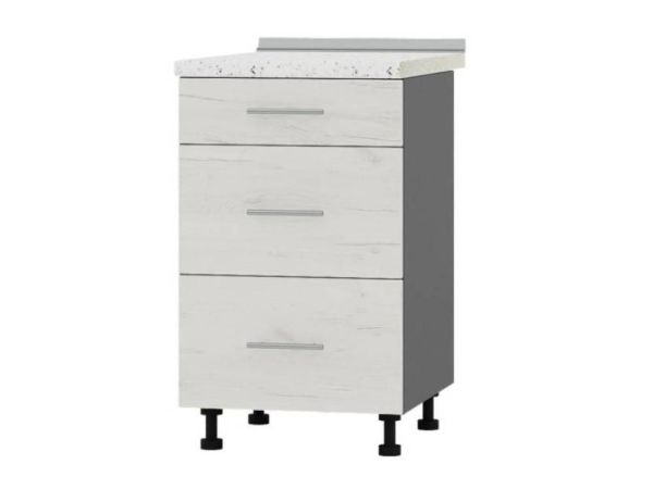 Тумба кухонна нижня з шухлядами Н87-500 Оптима Еверест