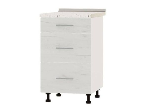 Тумба кухонна нижня з шухлядами Н87-500 Оптима Еверест