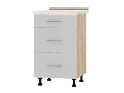 Тумба кухонна нижня з шухлядами Н87-500 Оптима Еверест Тумба кухонна нижня з шухлядами Н87-500 Оптима Еверест