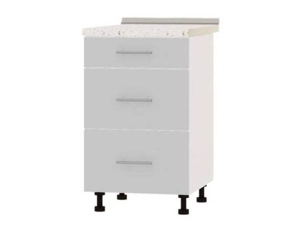 Тумба кухонна нижня з шухлядами Н87-500 Оптима Еверест