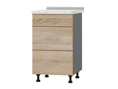 Тумба кухонна нижня з шухлядами Н87-500 Оптима Еверест Тумба кухонна нижня з шухлядами Н87-500 Оптима Еверест