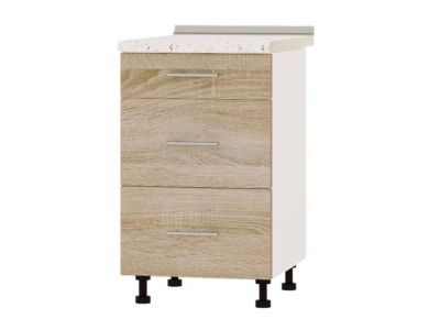 Тумба кухонна нижня з шухлядами Н87-500 Оптима Еверест Тумба кухонна нижня з шухлядами Н87-500 Оптима Еверест