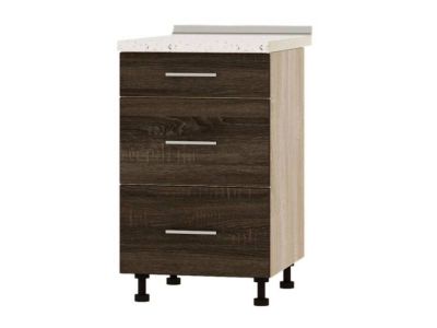 Тумба кухонна нижня з шухлядами Н87-500 Оптима Еверест Тумба кухонна нижня з шухлядами Н87-500 Оптима Еверест