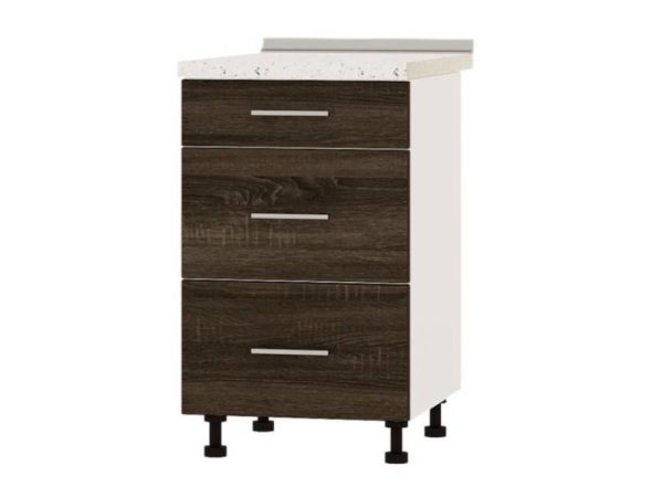 Тумба кухонна нижня з шухлядами Н87-500 Оптима Еверест