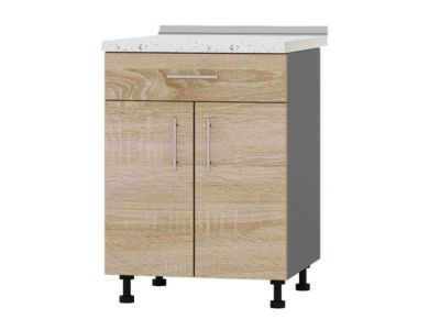 Тумба кухонна нижня з шухлядою Н75-600 Оптима Еверест