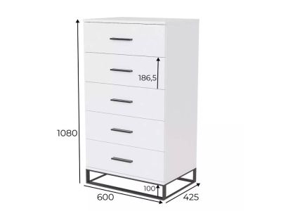 Комод для вещей Ascet 600 ART in HEAD