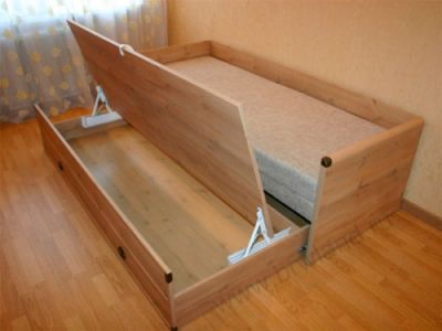 Кровать раздвижная с матрасом JLOZ 80/160 Индиана Гербор