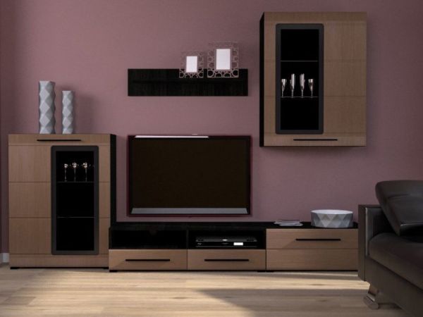 Стенка в гостиную Аврора Гербор