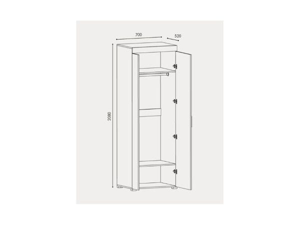 Шафа дводверна Британія ШП-3 Еверест