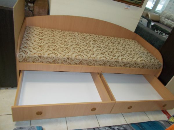 Кровать односпальная с ящиками Берлин Берегиня