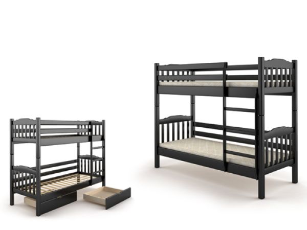 Ліжко двоярусне дерев'яне Бай-бай Mebigrandм