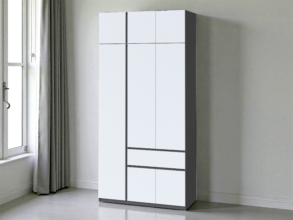 шкаф с антресолями для маленькой комнаты