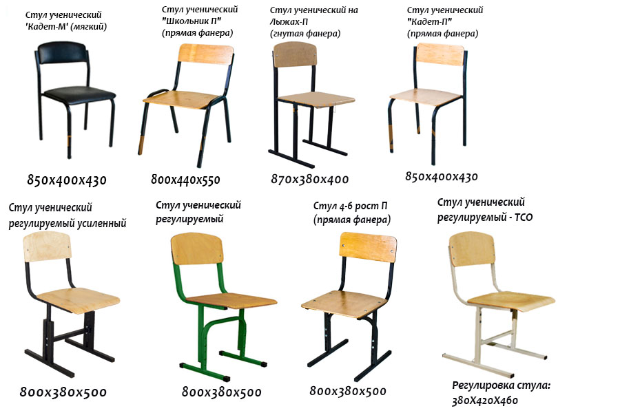 ученические стулья