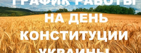 Графік роботи магазинів на День Конституції України